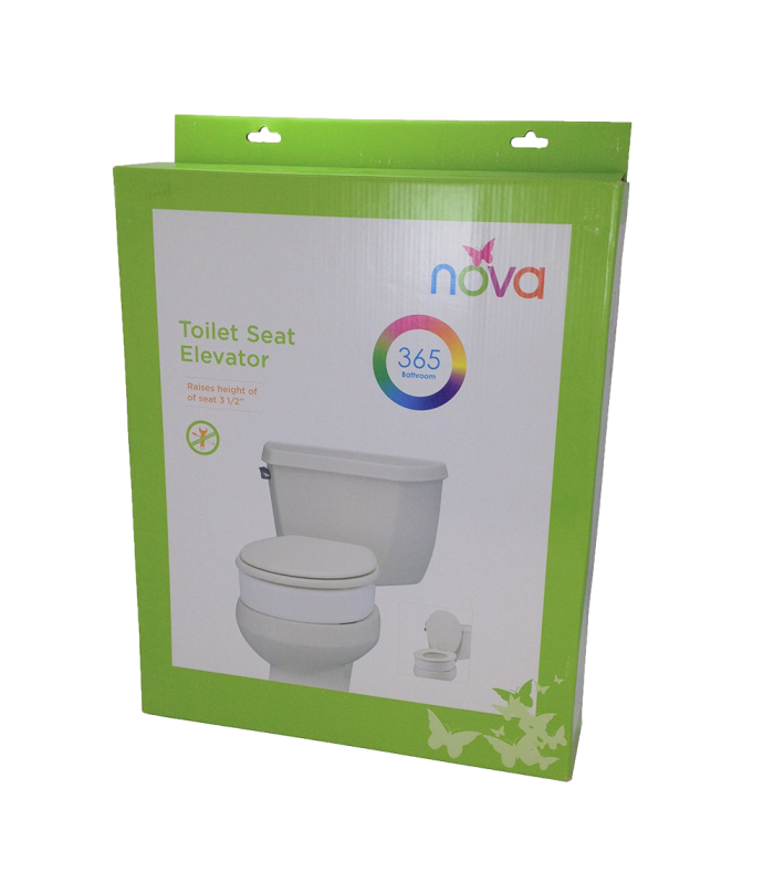 Nova Hinged Toilet Seat Riser - Bellevue Healthcare